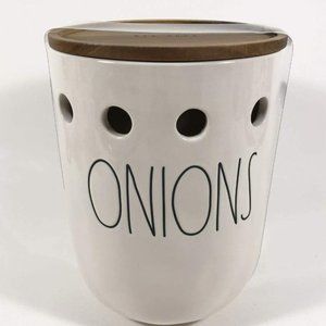 Rae Dunn ONIONS Cellar